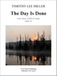 The Day Is Done SATB choral sheet music cover